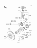 Part Location Diagram of 13008-1197 Kawasaki Ring-Set-Piston, Std