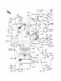 Part Location Diagram of 32154-0762 Kawasaki Pipe, Lh, Front