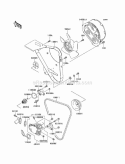 Part Location Diagram of 27010-1414 Kawasaki Switch, Thermostat