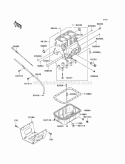 Crankcase Diagram and Parts List for KAF950-B1  Kawasaki 