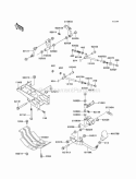 Shift Levers Diagram and Parts List for KAF950-B3 2005 Kawasaki 