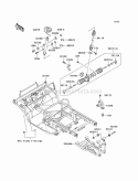 Frame Diagram and Parts List for KAF950-B3 2005 Kawasaki 