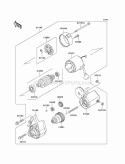 Part Location Diagram of 92153-0487 Kawasaki Bolt