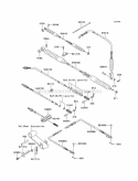 Part Location Diagram of 54010-0006 Kawasaki Cable, Shift Control