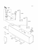 Fuel Tank Diagram and Parts List for KAF950-B6F 2006 Kawasaki 