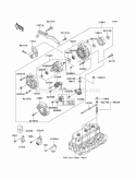 Part Location Diagram of 11054-7512 Kawasaki Bracket