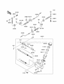 Master Cylinder Diagram and Parts List for KAF620-K6F 2006 Kawasaki 