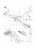 Air Cleaner Diagram and Parts List for KAF950-FAF 2010 Kawasaki 