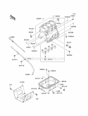 Crankcase Diagram and Parts List for KAF950-FCF 2012 Kawasaki 