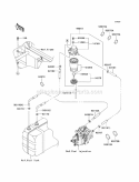 Fuel Pump Diagram and Parts List for KAF950-FAF 2010 Kawasaki 