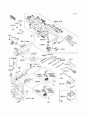 Chassis Electrical Equipment Diagram and Parts List for KAF950-GBF 2011 Kawasaki 