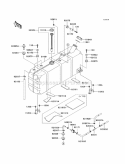 Fuel Tank Diagram and Parts List for KAF950-GBF 2011 Kawasaki 