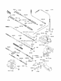 Cables Diagram and Parts List for KAF950-HAF 2010 Kawasaki 