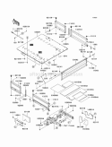 Carriers Diagram and Parts List for KAF950-HAF 2010 Kawasaki 