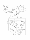 Master Cylinder Diagram and Parts List for KAF620-R9F 2009 Kawasaki 