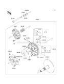 Drive Converter Diagram and Parts List for KAF950-GBF 2011 Kawasaki 