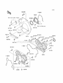 Part Location Diagram of 13271-0167 Kawasaki Plate, Left End