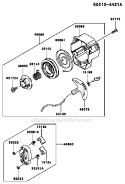 Part Location Diagram of 46075-2161 Kawasaki GRIP,STARTER-RECOIL