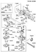 Part Location Diagram of 92055-2184 Kawasaki Ring-O,14.8X2.4