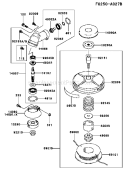 Page C Diagram and Parts List for KBL26A-BS01 HA026F Kawasaki Trimmer