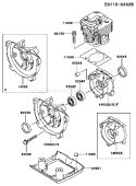 Page E Diagram and Parts List for KBL26A-BS01 HA026F Kawasaki Trimmer
