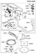 Page J Diagram and Parts List for KBL34A-AS01 HA034F Kawasaki Trimmer
