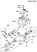 Page D Diagram and Parts List for KBL34A-AS01 HA034F Kawasaki Trimmer