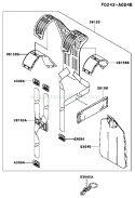 Page H Diagram and Parts List for KBL34A-AS01 HA034F Kawasaki Trimmer