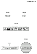Page I Diagram and Parts List for KBL34A-AS01 HA034F Kawasaki Trimmer