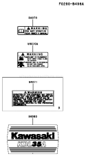 Page H Diagram and Parts List for KBL35A-BS00 KBL350A - A2 Kawasaki Trimmer