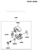 Page I Diagram and Parts List for KCL525AC-A1  Kawasaki Hedge Trimmer