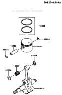 Page J Diagram and Parts List for KCS525A A2 Kawasaki Hedge Trimmer