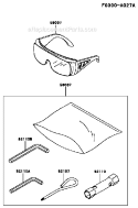 Page L Diagram and Parts List for KCS525A A2 Kawasaki Hedge Trimmer
