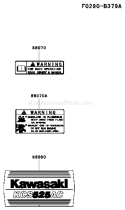 Page H Diagram and Parts List for KCS525AC A2 Kawasaki Hedge Trimmer