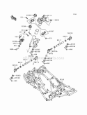 Frame Diagram and Parts List for KEF300-A4 1998 Kawasaki 