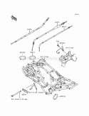 Cables Diagram and Parts List for KEF300-A4 1998 Kawasaki 