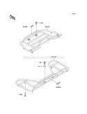 Carrier, S Diagram and Parts List for KEF300-A4 1998 Kawasaki 