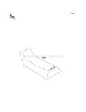 Seat Diagram and Parts List for KEF300-A6 2000 Kawasaki 