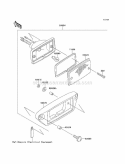 Part Location Diagram of 92069-059 Kawasaki Bulb, 12v 32/3Cp