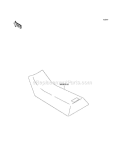 Seat Diagram and Parts List for KEF300-B2 2002 Kawasaki 