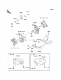Guard, S Diagram and Parts List for KEF300-B3 2003 Kawasaki 