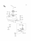 Part Location Diagram of 92151-1198 Kawasaki Bolt