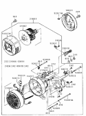 Part Location Diagram of 56014-2016 Kawasaki Emblem