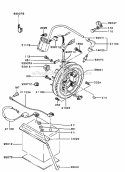 Part Location Diagram of 110B1014 Kawasaki Bolt