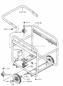 Part Location Diagram of 92075-2081 Kawasaki Damper