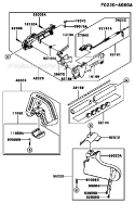 Part Location Diagram of 11050-T007 Kawasaki Bracket,Set