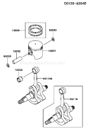 Page J Diagram and Parts List for KBL27A-AS00 A1 Kawasaki Trimmer