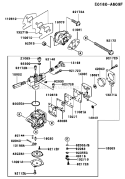 Page B Diagram and Parts List for KBL27A-AS00 A1 Kawasaki Trimmer
