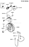 Page F Diagram and Parts List for KBL27B-BS00 A2 Kawasaki Trimmer
