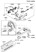 Page J Diagram and Parts List for KGT35A-BS00 A2 Kawasaki Trimmer